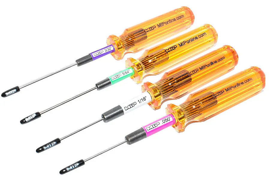 MIP 0.050&amp;quot;, 1/16&amp;quot;, 5/64&amp;quot;, 3/32&amp;quot; Hex Driver Set 4Pcs image 114838