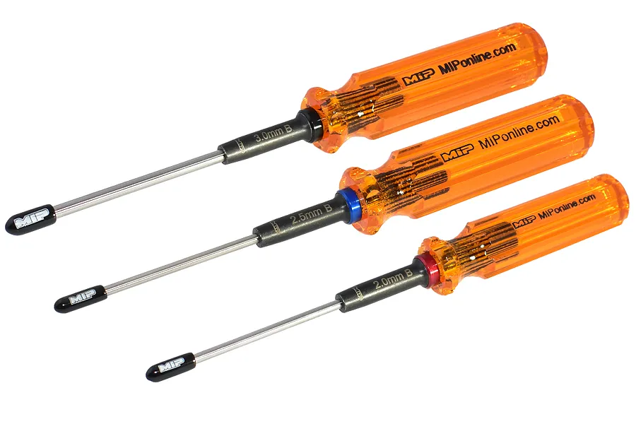 MIP 2.0mm, 2.5mm, 3.0mm G2 Ball Hex Driver Set 3Pcs image 114840