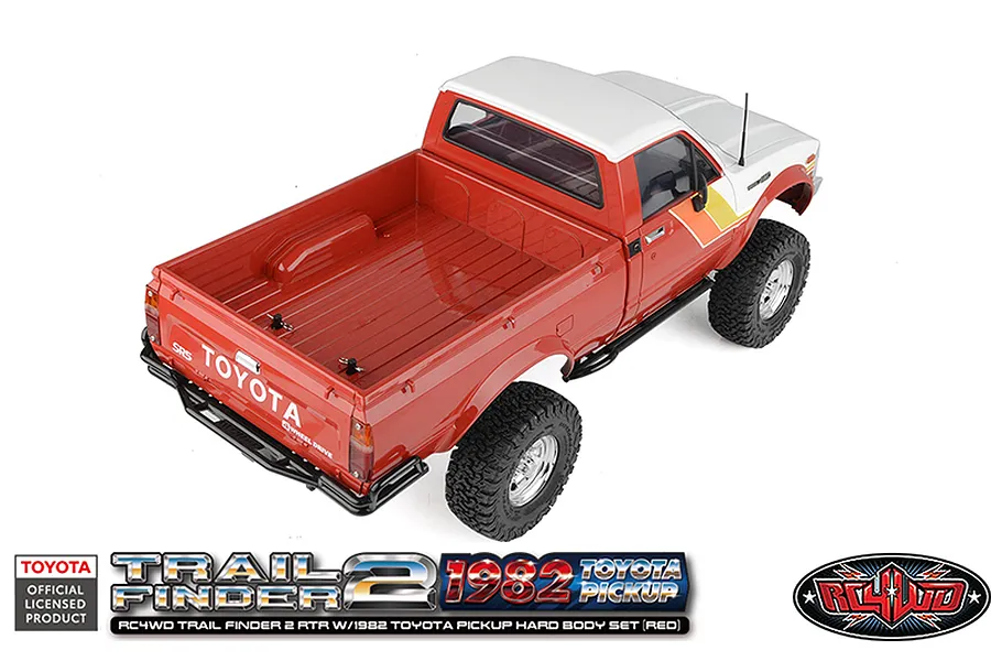 RC4WD Trail Finder 2 1982 Toyota Pick Up RC Rock Crawler Electric 4WD 1/10 Scale RTR - Red image 114874