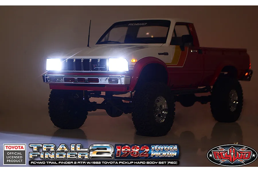RC4WD Trail Finder 2 1982 Toyota Pick Up RC Rock Crawler Electric 4WD 1/10 Scale RTR - Red image 114879