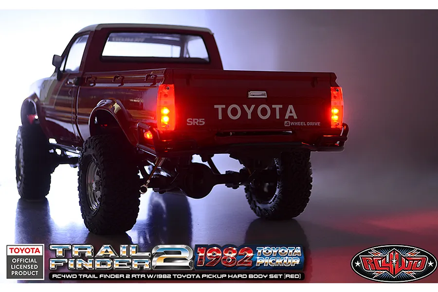 RC4WD Trail Finder 2 1982 Toyota Pick Up RC Rock Crawler Electric 4WD 1/10 Scale RTR - Red image 114880