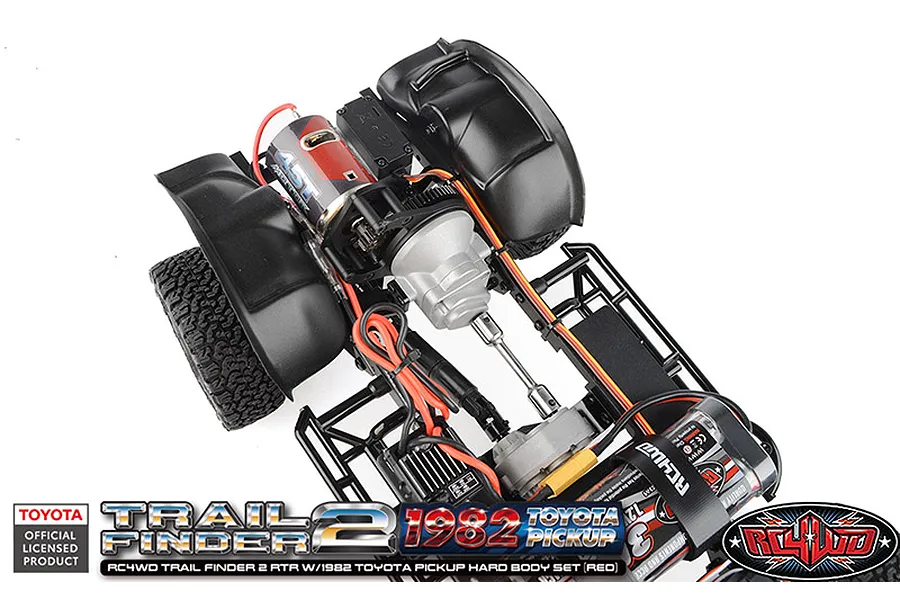 RC4WD Trail Finder 2 1982 Toyota Pick Up RC Rock Crawler Electric 4WD 1/10 Scale RTR - Red image 114882