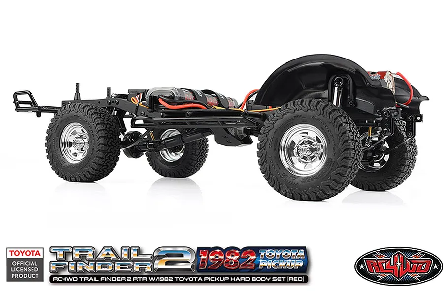 RC4WD Trail Finder 2 1982 Toyota Pick Up RC Rock Crawler Electric 4WD 1/10 Scale RTR - Red image 114883