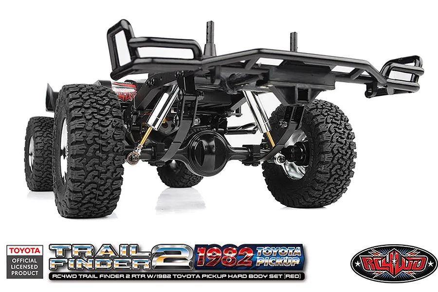 RC4WD Trail Finder 2 1982 Toyota Pick Up RC Rock Crawler Electric 4WD 1/10 Scale RTR - Red image 114884