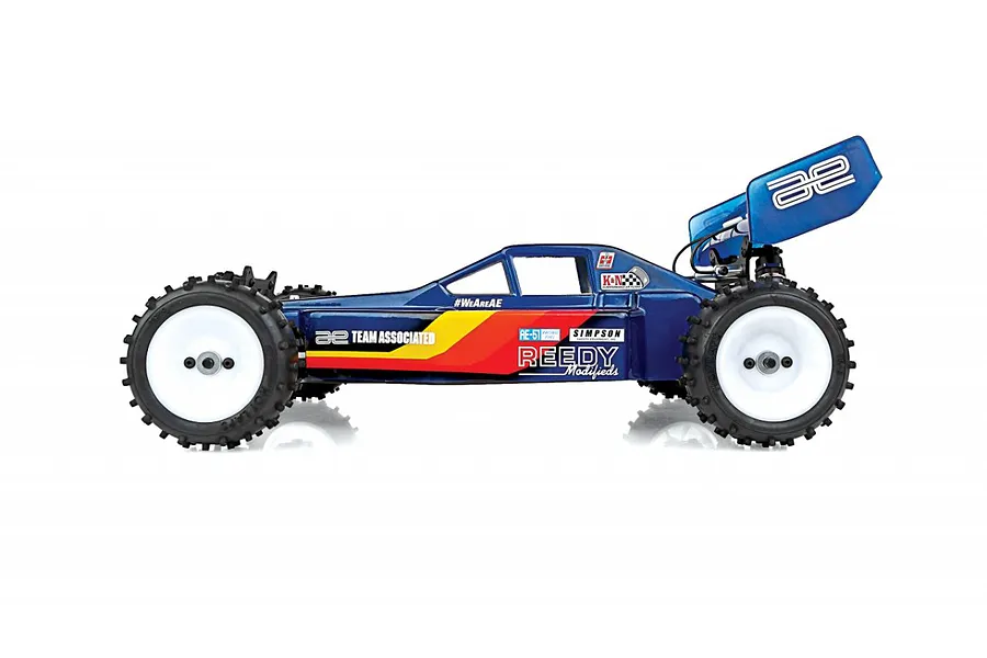 Team Associated Yokomo YZ-10 Classic RC Buggy Electric 4WD 1/10 Scale Kit - Blue image 2