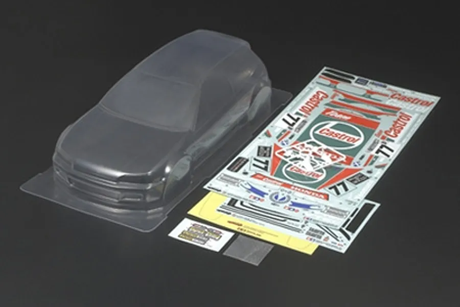Tamiya 1/10 Castrol Honda Civic VTi Unpainted Body Shell - Clear image 114956
