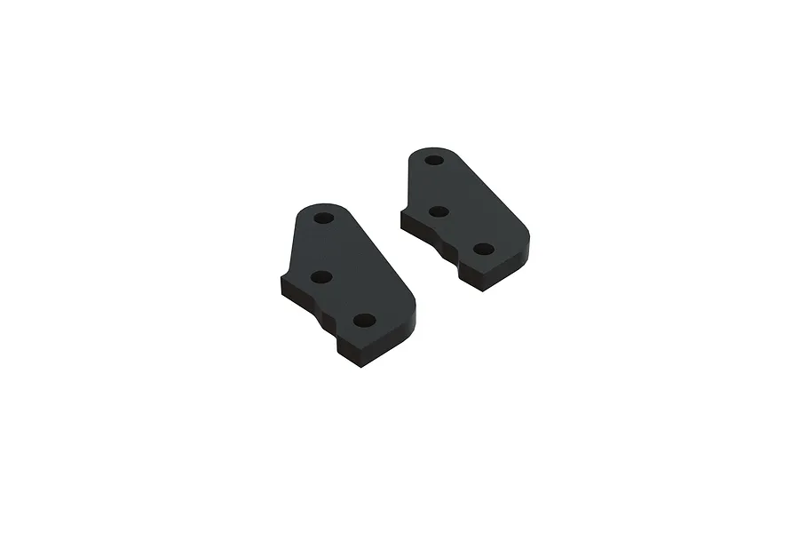 ARRMA Aluminium Steering Plates 2Pcs - Black image 115030