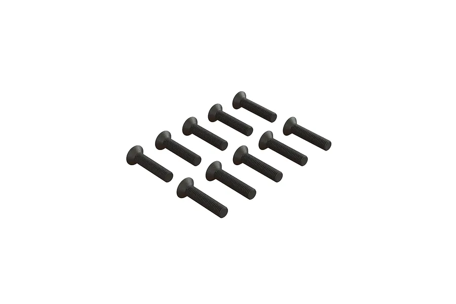 ARRMA 3x14mm Fine Thread Countersunk Head Screws 10Pcs image 115047