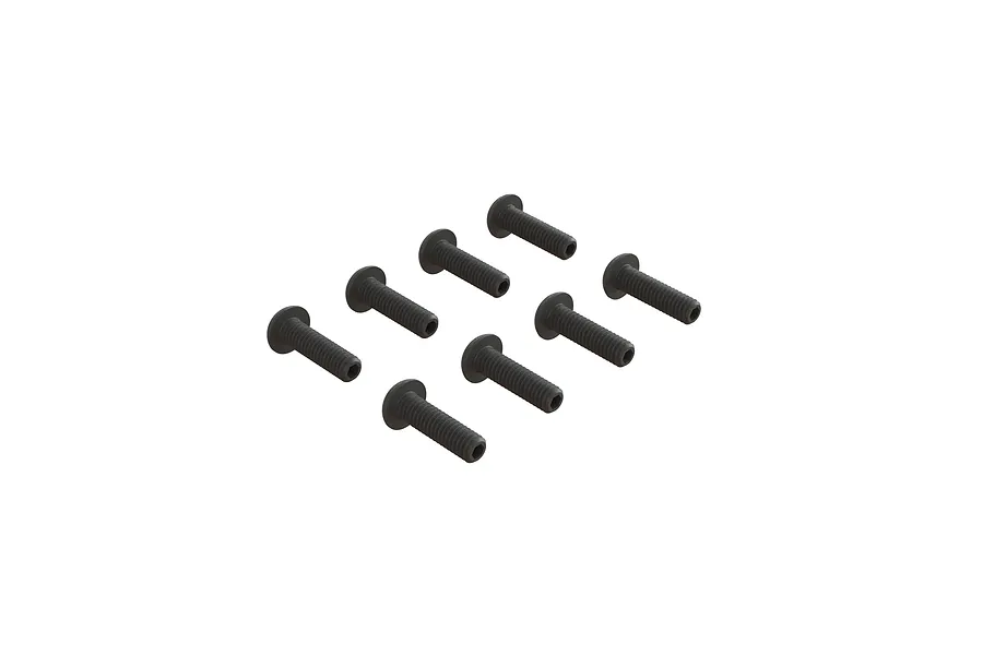 ARRMA 4x14mm Fine Thread Button Head Double Socket Screws 8Pcs image 115048