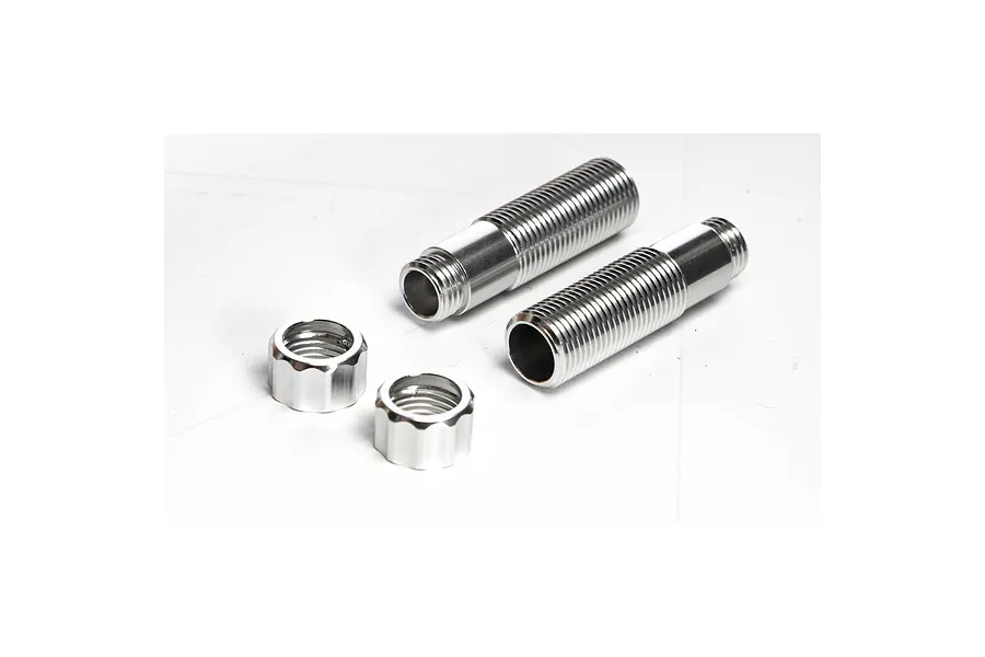 Axial Aluminium 11x39.5mm Shock Bodies 2Pcs - Silver image 115049