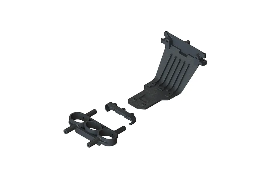 ARRMA Rear Bumper Loop, Skid Plate and Mount Set image 115057