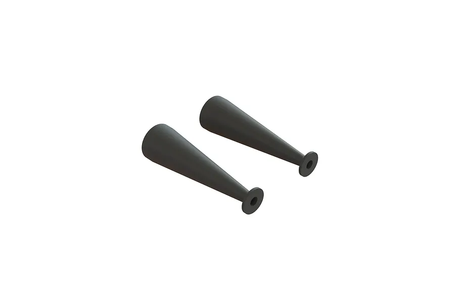 ARRMA 52mm Shock Boots 2Pcs - Black image 115070