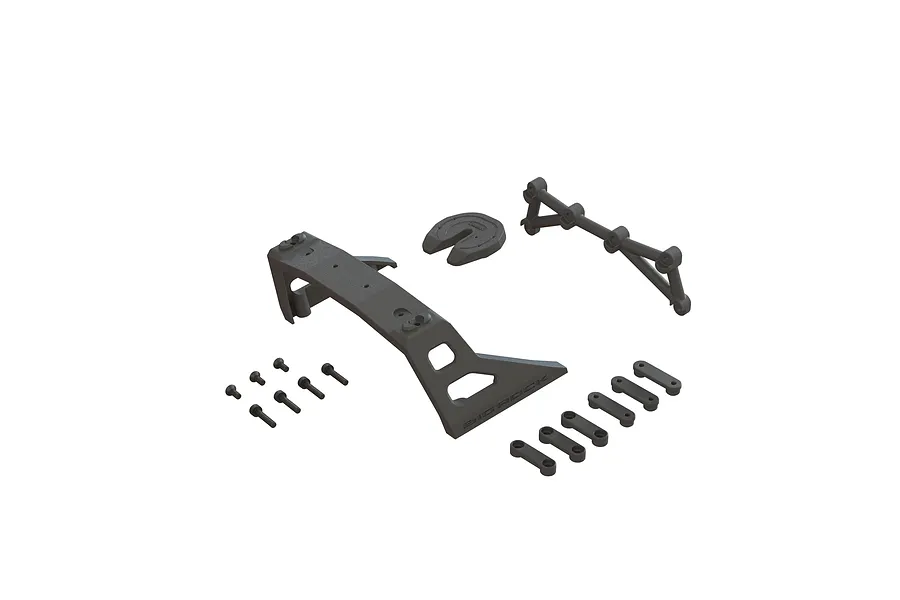 ARRMA Roll Hoop and 3rd Wheel Mount Set image 115084