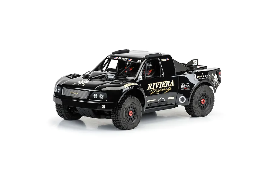 Pro-Line 1/8 1997 Ford F-150 Trophy Truck Painted Body Shell Body - Riviera Black image 115123