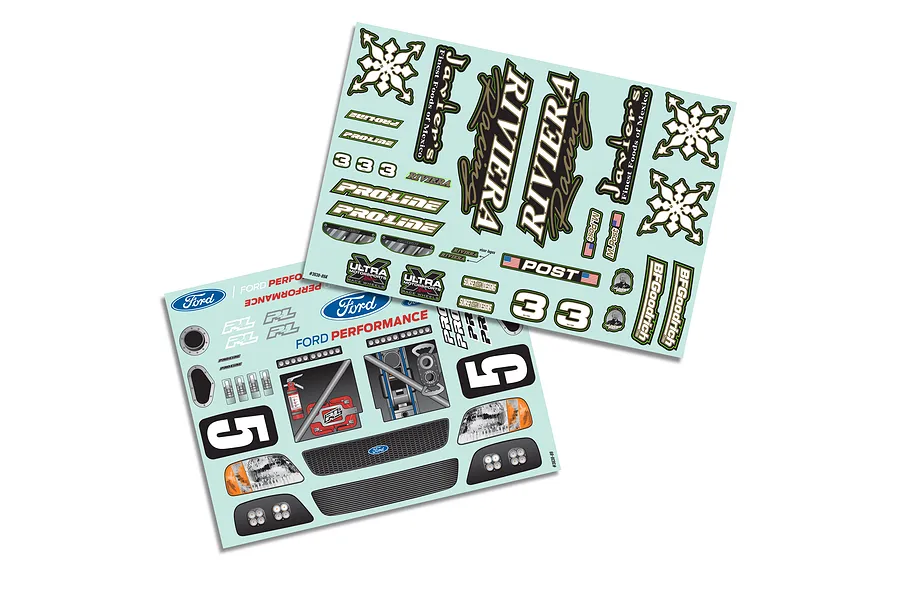 Pro-Line 1/8 1997 Ford F-150 Trophy Truck Painted Body Shell Body - Riviera Black image 115127