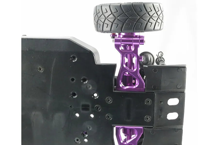Yeah Racing Aluminium Rear Lower Suspension Arms 2Pcs - Purple image 115177