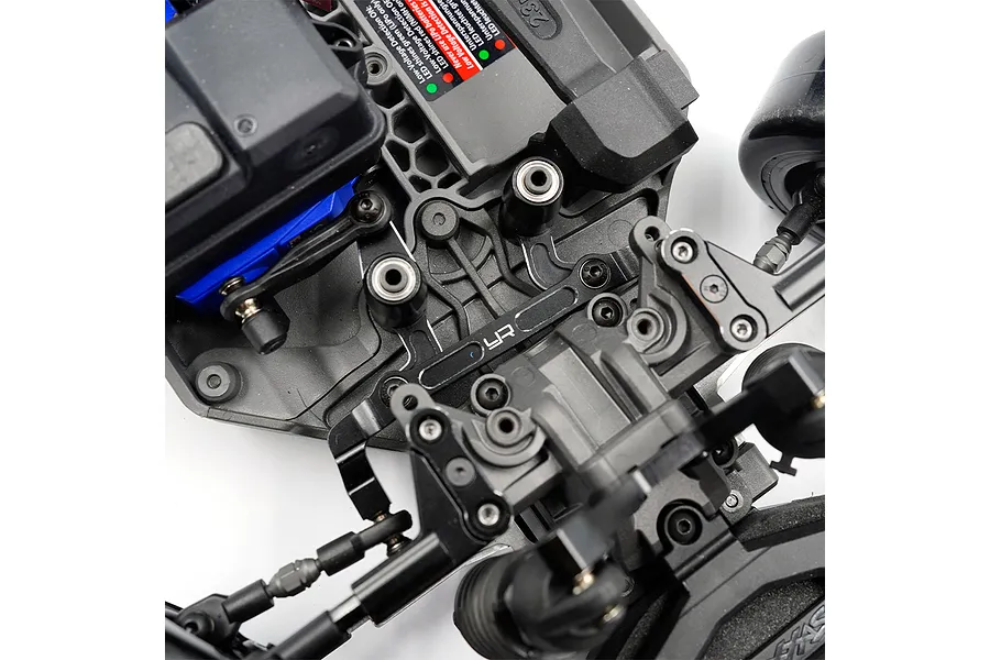 Yeah Racing Aluminium Steering Bell Crank/Drag Link Assembly - Black image 115201