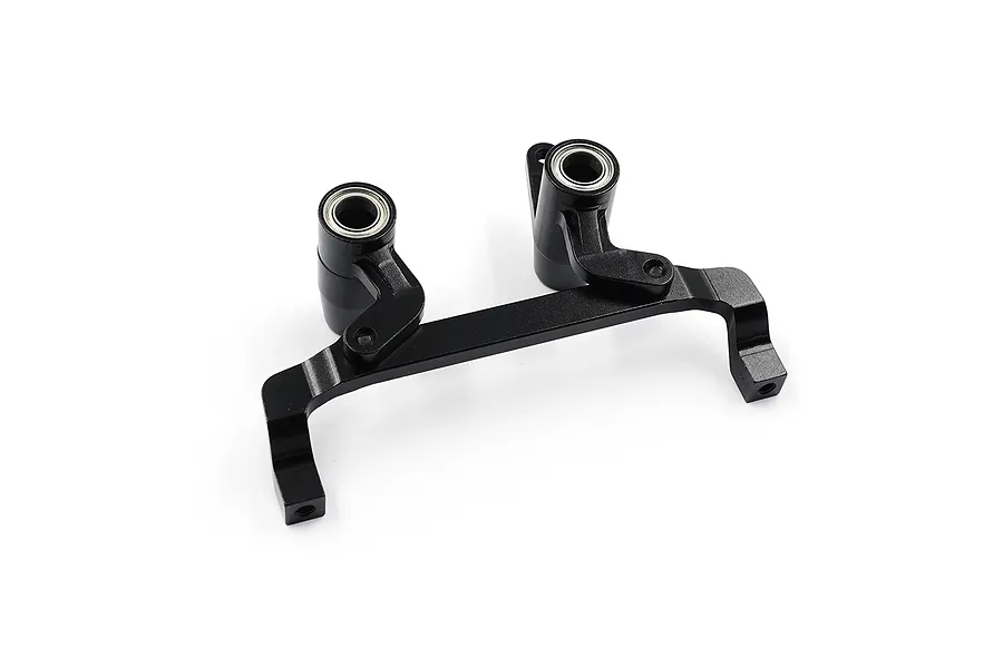 Yeah Racing Aluminium Steering Bell Crank/Drag Link Assembly - Black image 115202