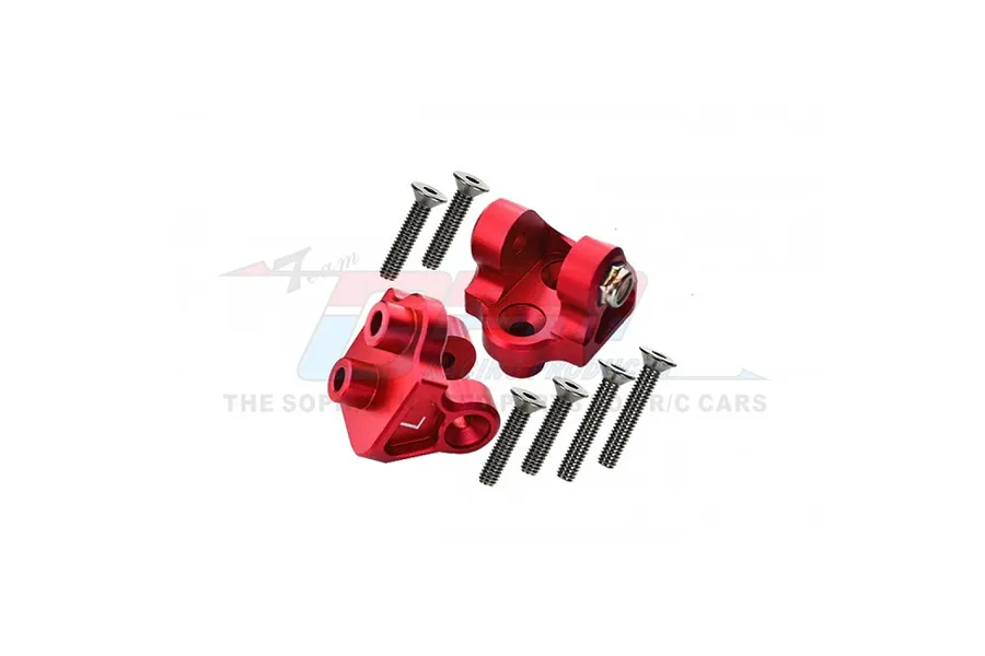 GPM Aluminium Rear Upper Axle Suspension Link Mounts 2Pcs - Red image 115221