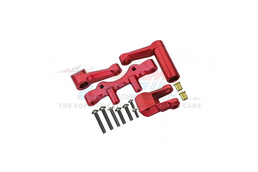 GPM Aluminium Steering Assembly - Red image 115238