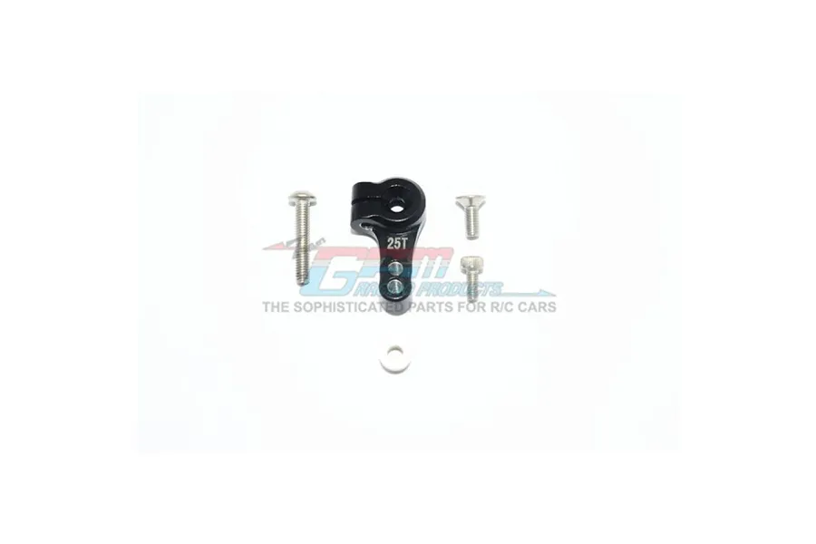 GPM Aluminium 25T Servo Horn - Black image 115241