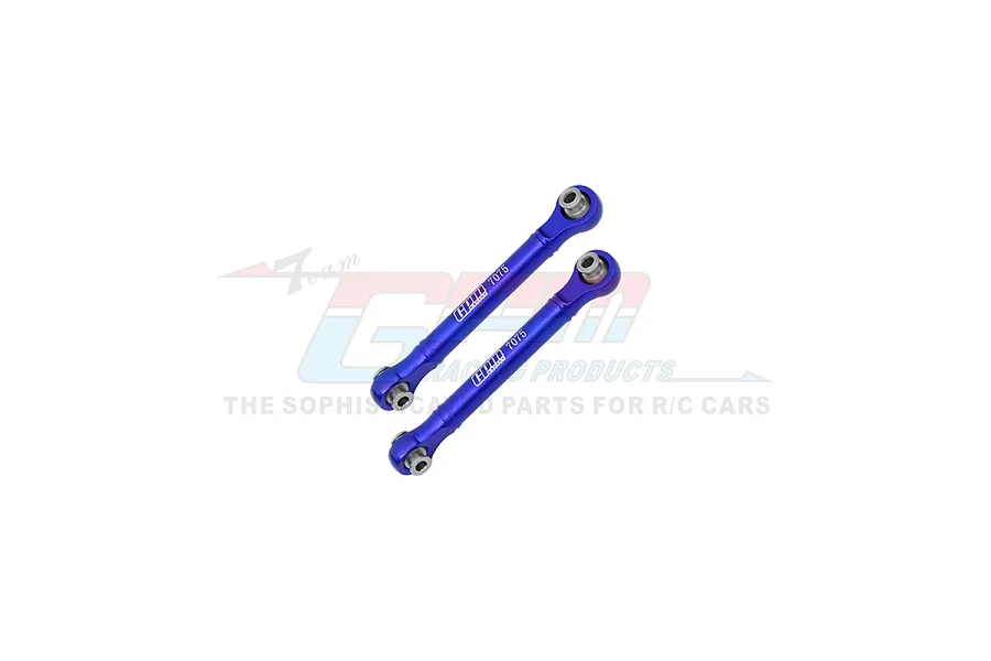 GPM Aluminium Front Steering Link Rods 2Pcs - Blue image 115246