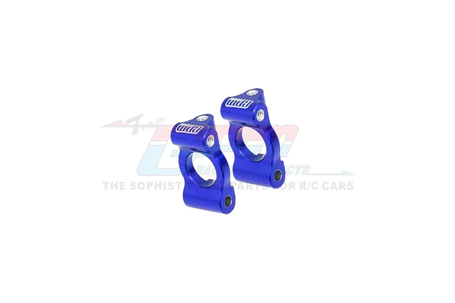 GPM Aluminium Steering Hub Carriers (C-Hubs) 2Pcs - Blue image 115272