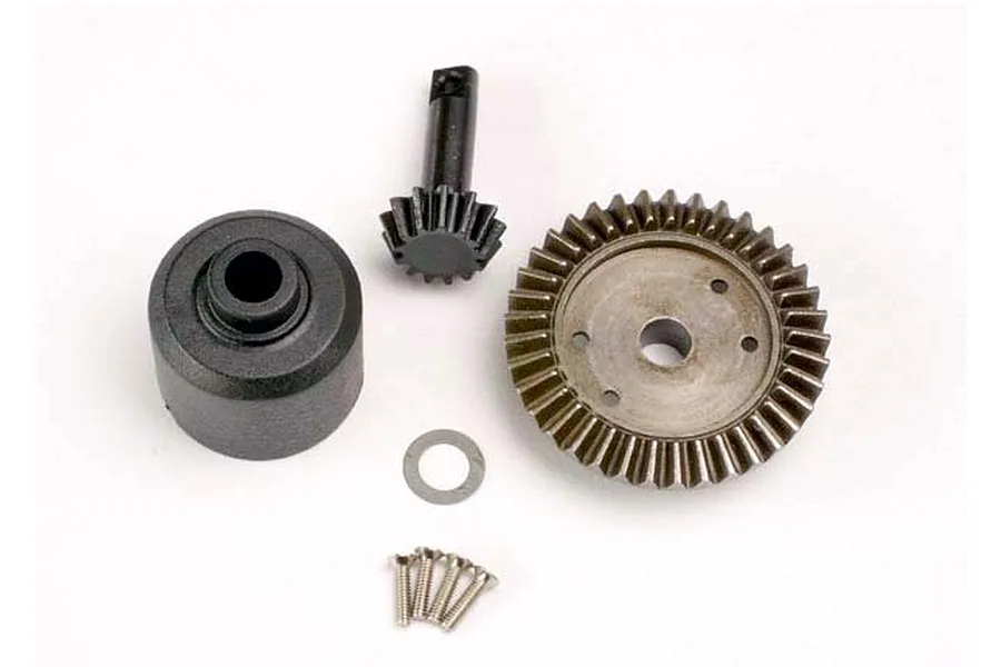 Traxxas 37T/13T Ring and Pinion Gear Set with Diff Carrier image 115284