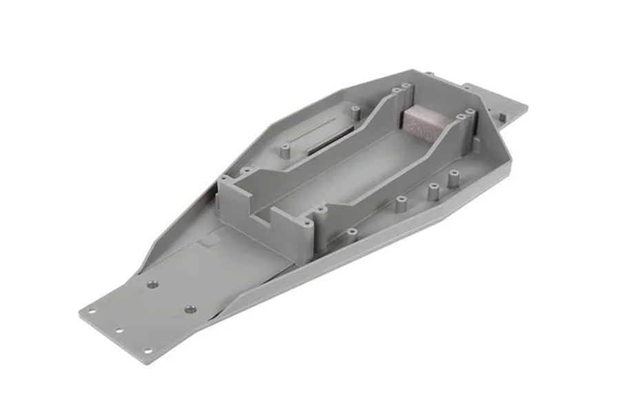 Traxxas Lower Chassis with 166mm Long Battery Compartment - Grey image 115290