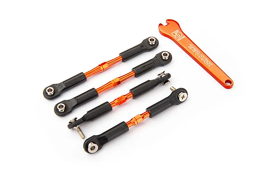 Traxxas Aluminium 39mm Front and 49mm Rear Camber Links 4Pcs - Orange image 115291