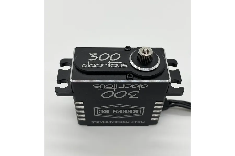 Reefs RC 300 Alacritous 22kg 8.4V Brushless Metal Geared Servo - Black image 115313