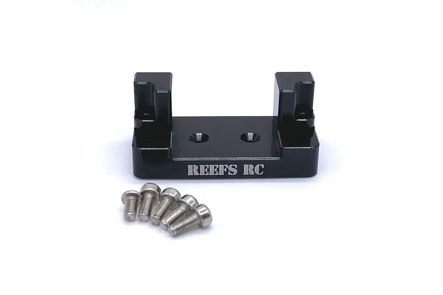 Reefs RC Aluminium 99Micro Servo and Servo Winch Mount - Black image 115345