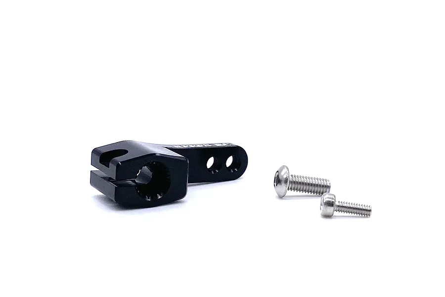 Reefs RC Aluminium 25T Long Neck Servo Horn - Black image 115355
