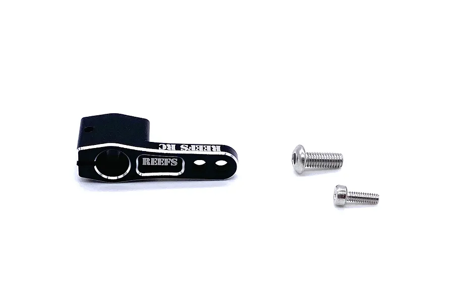 Reefs RC Aluminium 25T Long Neck Servo Horn - Black image 115356