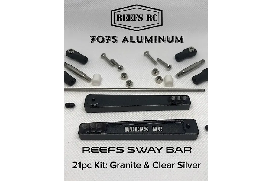 Reefs RC Aluminium Universal Sway Bar Set - Grey image 115396
