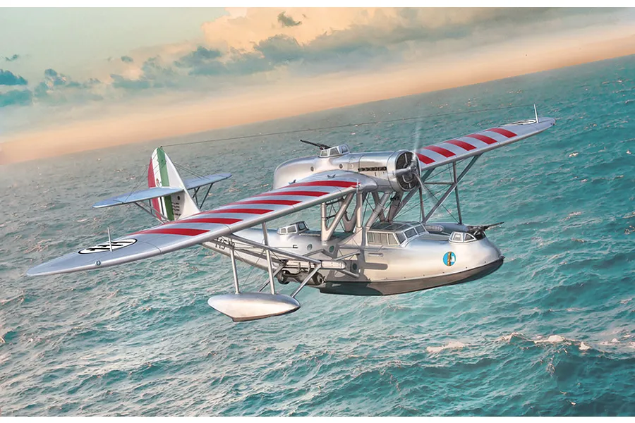 Italeri 1/72 CANT Z.501 Gabbiano Bomber Scaled Plastic Model Kit image 115417