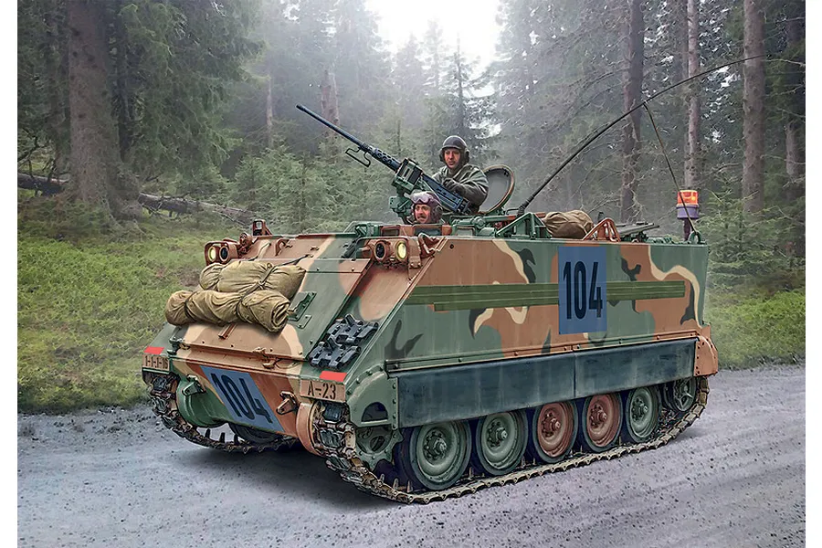 Italeri 1/35 M-113A1 APC Armoured Personnel Carrier Scaled Plastic Model Kit image 115431