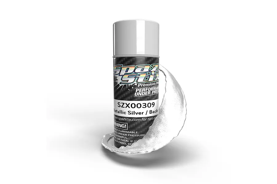 S Stix Metallic Silver Candy Backer Spray Paint 100ml image 115790