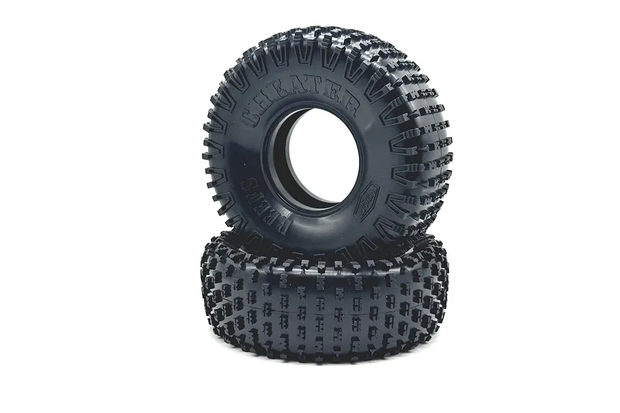 Reefs RC 1.9&amp;quot; Cheater (Grey Compound) Rock Crawler Tyres with Foam Inserts 2Pcs image 115802