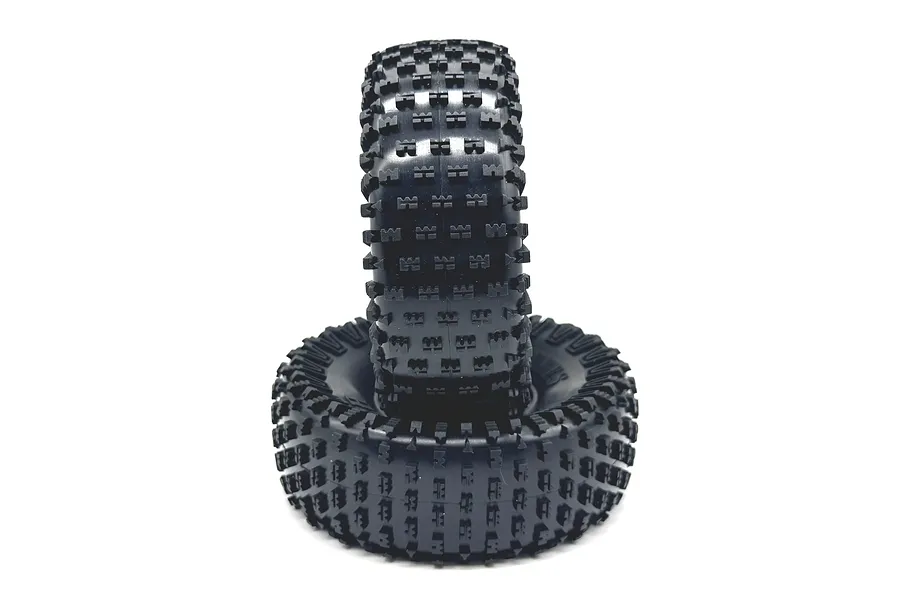 Reefs RC 1.9&amp;quot; Cheater (Grey Compound) Rock Crawler Tyres with Foam Inserts 2Pcs image 115803