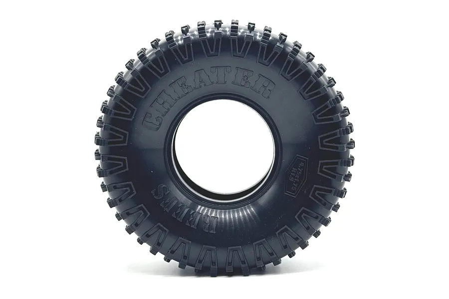 Reefs RC 1.9&amp;quot; Cheater (Grey Compound) Rock Crawler Tyres with Foam Inserts 2Pcs image 115805