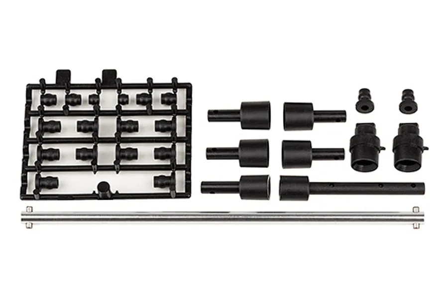 Team Associated Outdrives, Pivot Balls and Centre Driveshaft Set image 115810