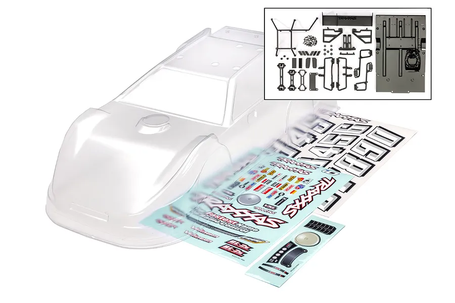 Traxxas 1/10 Slash Late Model Unpainted Body Shell - Clear image 115813