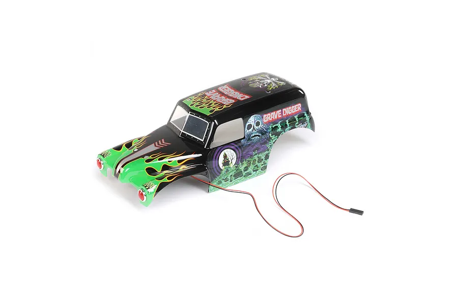 Losi 1/18 Grave Digger Painted Body Shell - Grave Digger image 115911