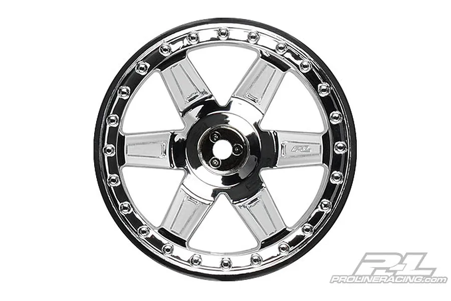 Pro-Line 2.8&amp;quot; Chrome Desperado Rims 2Pcs image 4