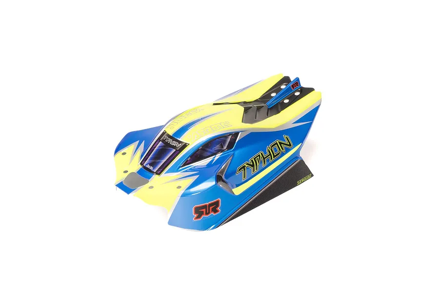 ARRMA 1/8 Typhon 4x4 Painted Clipless Body Shell - Blue image 115922