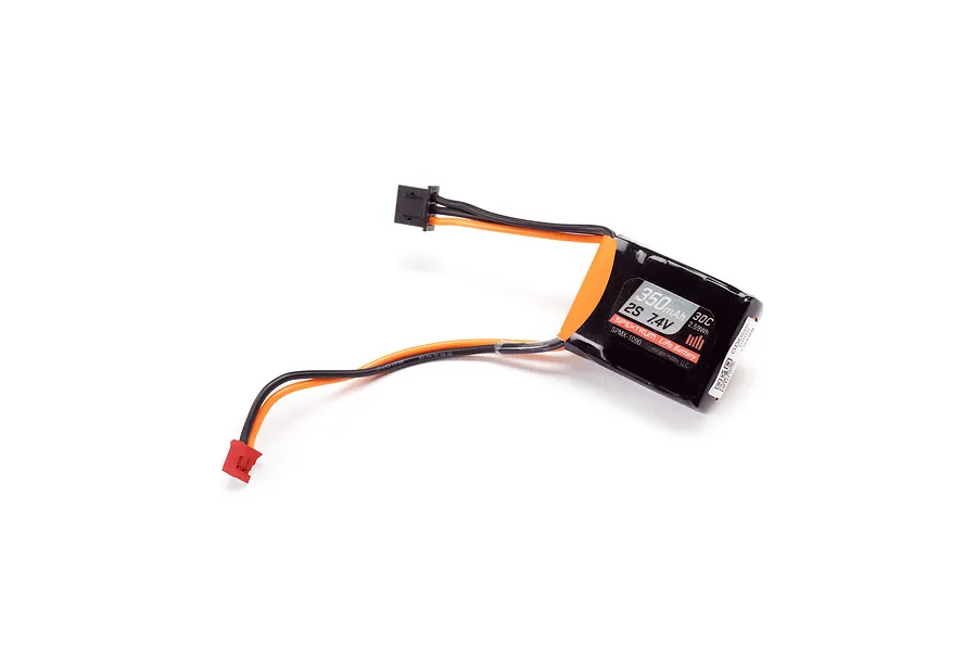 Spektrum 7.4V 350mAh 30C Soft Case LiPo Battery image 115925