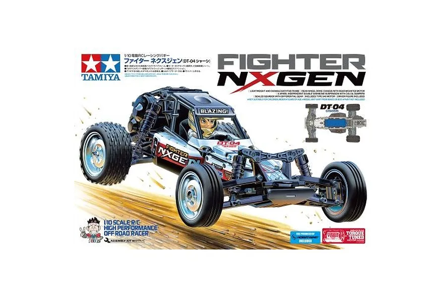 Tamiya DT-04 Fighter NXGEN RC Buggy Electric 2WD 1/10 Scale Kit image 115962