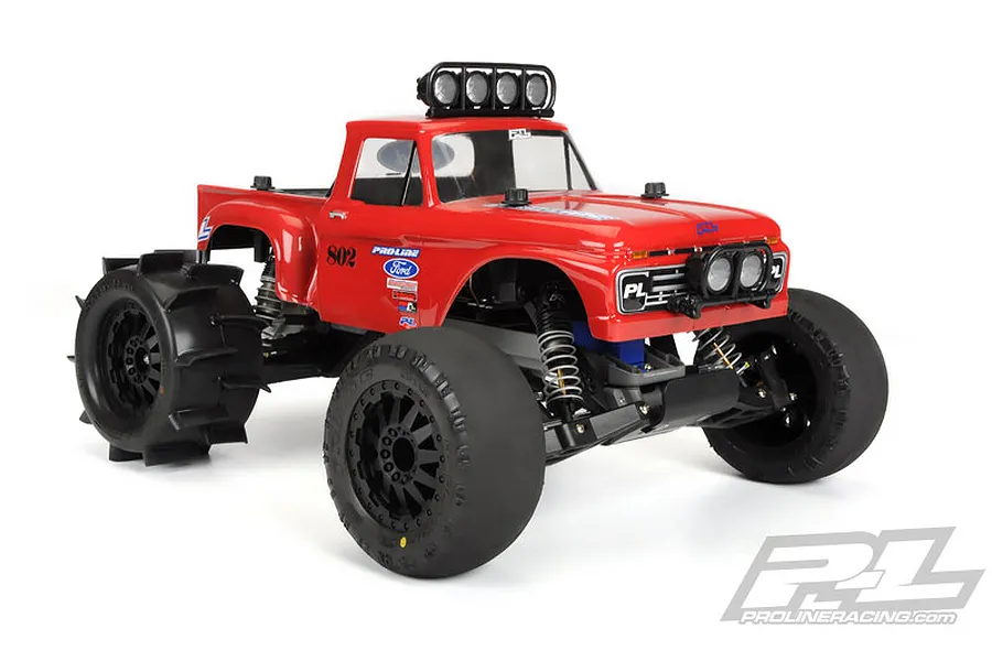 Pro-Line 2.8&amp;quot; Sand Paw Sand Tyres on F-11 Black Rims - Glued Wheels 2Pcs image 11609