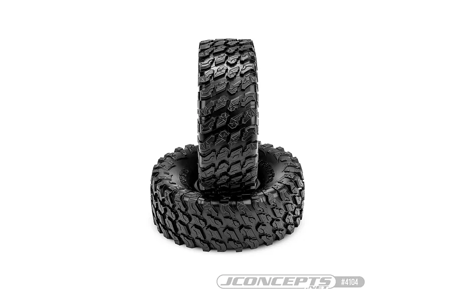 JConcepts 1.9&amp;quot; Bossman (Green Compound) Tyres with Foam Inserts 2Pcs image 116095